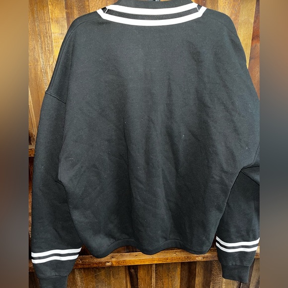 Vintage Jerzees Pin Stripe Zip Up Sweatshirt 🌵 - Picture 7 of 11